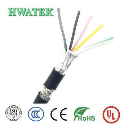 UL 2464 캔형 구리 스트랜드 쉴드 멀티 코어 20 P × 28 AWG SR PVC 단열 PVC 재킷 300V 150°C VW-1 케이블
