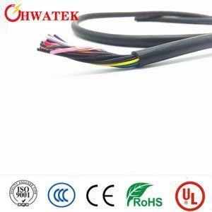 UL2517 13P×24AWG+AB PVC 절연 산업용 유연성 케이블, 105℃ 등급 및 주석 도금 연선 도체
