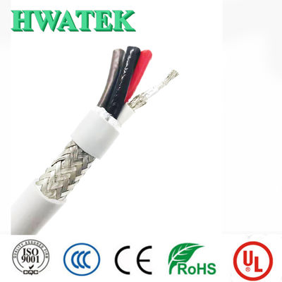 UL21408 2C × 18AWG 배수 와이어 틴 구리 스트랜딩 XLPE 단열 XLPE 재킷 300V 105 °C 기름 저항 케이블