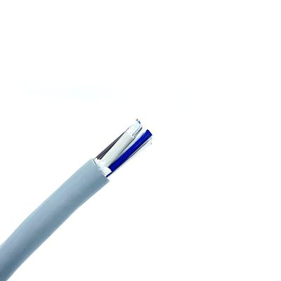 2F × 0.50mm² -40~105℃ 내열 60V DC 연선 PVC 절연 PVC 자켓 베어 동선 연선 플랫 케이블