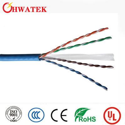 네트워크 애플리케이션에서 고속 전송을 위한 UL444 인증 CAT6 UTP 이더넷 LAN 케이블
