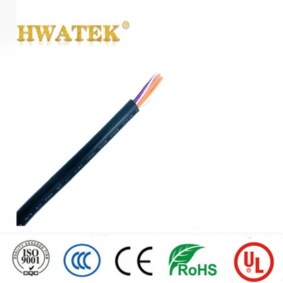 UL 20236 2C x 26AWG 캔 및 은으로 칠한 밧줄 구리 테플론 단열 TPU 자켓 RG 179 케이블