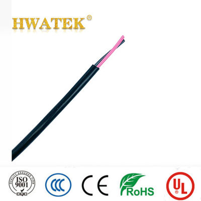 150V 전기 유연 케이블 UL2576 2C X 22AWG (7/0.254T) 구리 연선 PVC 자켓 케이블