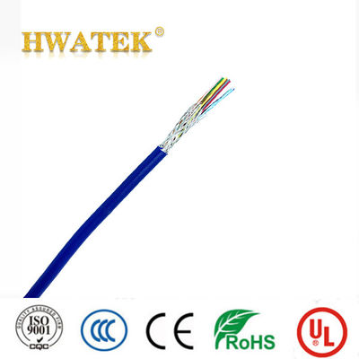 150V 전기 유연 케이블 UL2576 2C X 22AWG (7/0.254T) 구리 연선 PVC 자켓 케이블
