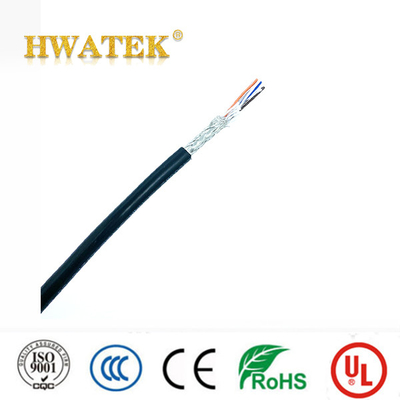 UL2725 TYPE PVC 재킷 구리 캔 1 코아시 × 26AWG + 2C × 24AWG + 1C × 26AWG 80°C 30V 케이블