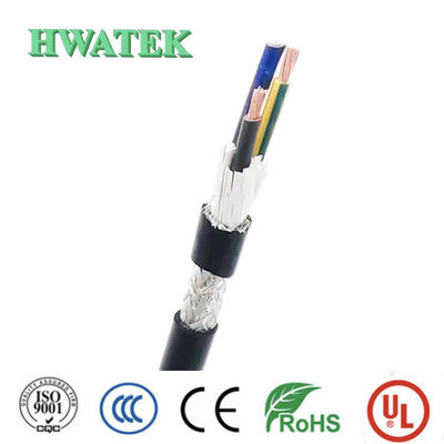 CL3&UL2464 주석 처리된 구리 연선 	SR-PVC 절연 PVC 재킷 8P×22AWG+ADB 산업용 유연 케이블