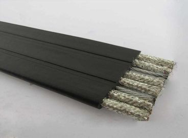PVC는 주석 도금 구리 꼼짝 못하게 된 보호할 필요가 없는 플랫 케이블 300V 105C UL2651 10F × 28AWG를 입힙니다