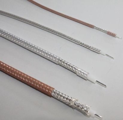 구리 소형 동축 고압선 PFA/FEP 절연제 고주파 전송