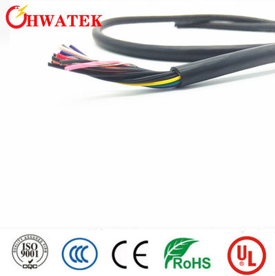 UL20276 8C×28AWG+AB 30V 80°C 애플리케이션을 위한 SR-PVC 단열과 PVC 자켓을 가진 캔 코퍼 스트랜드 산업용 유연 케이블