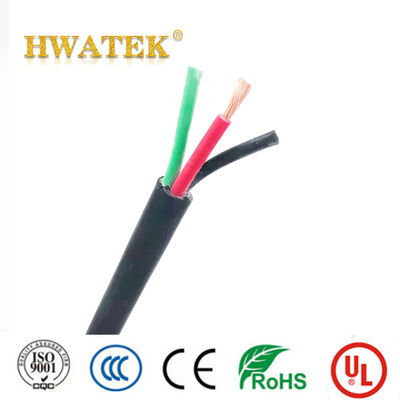 UL20233 3C×20AWG+W 캔화 된 구리 나선 산업 유연 케이블, XLPE 단열 및 TPU 자켓