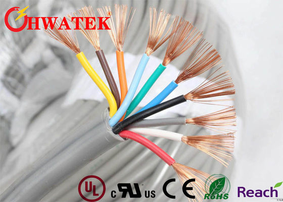 차폐성 26AWG UL2464 PVC 격리된 승강기 신호 케이블