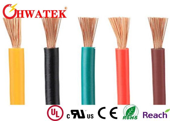 UL1568 PVC 단열로 된 광 구리 단핵 산업용 유연 케이블