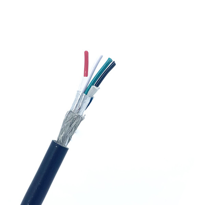 SHLD PVC 구레이 OD 4.8 밀리미터 나동선 Ul2464 케이블 CE 4CX22AWG